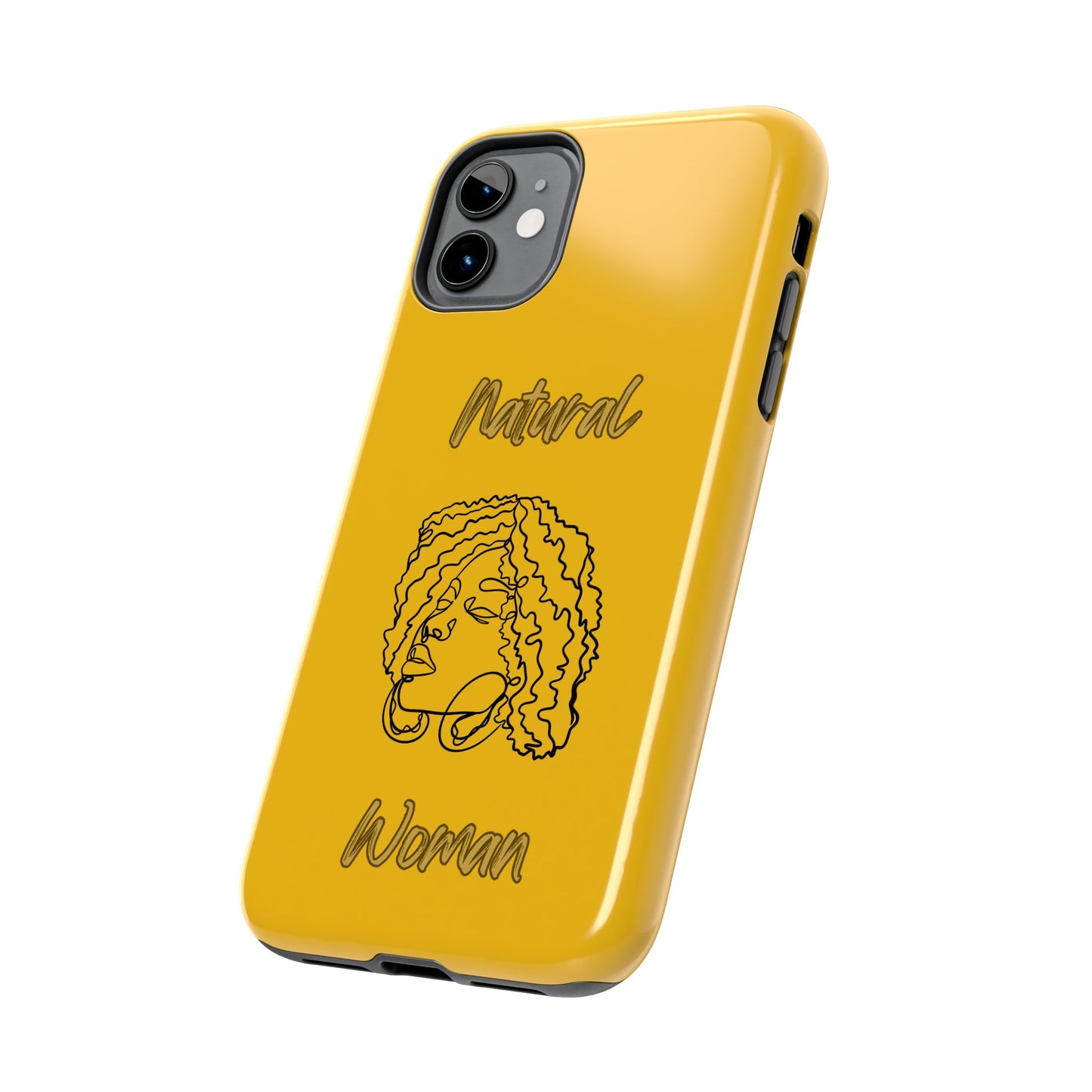 Natural Woman Naturally Me (BL)Tough Phone Cases YELLOW