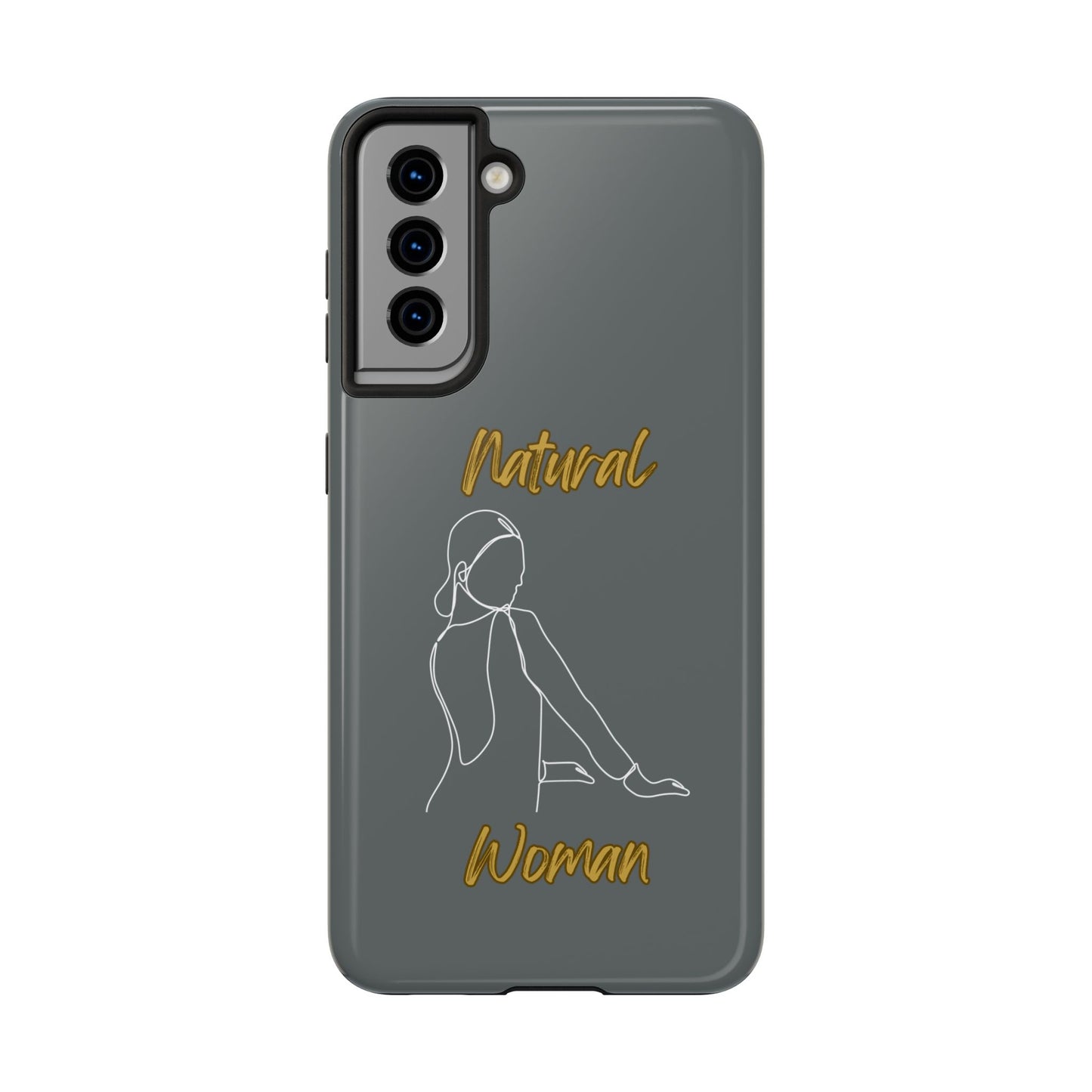 Natural Woman Hands Free (WL)Tough Phone Cases DARK GREY
