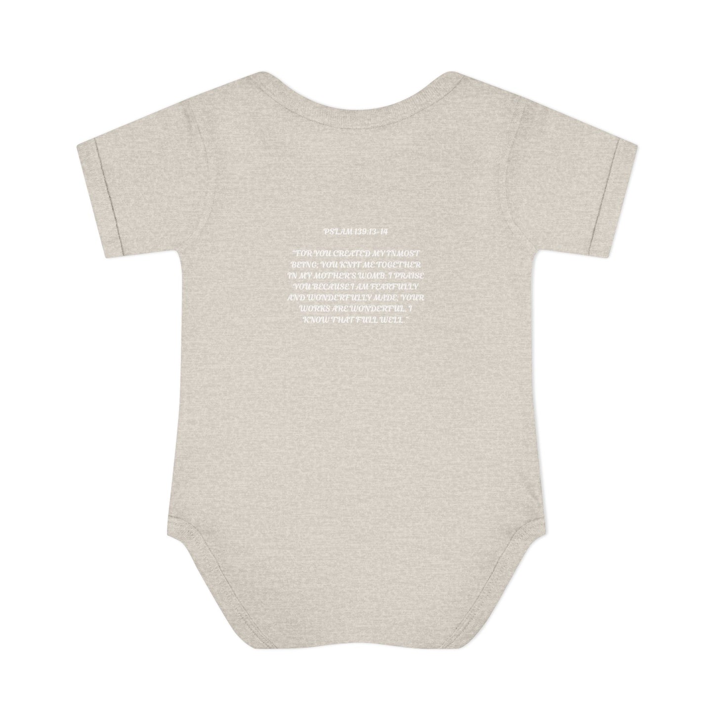 Kingdom Kids Infant Bodysuit - Psalm 139: 13-14