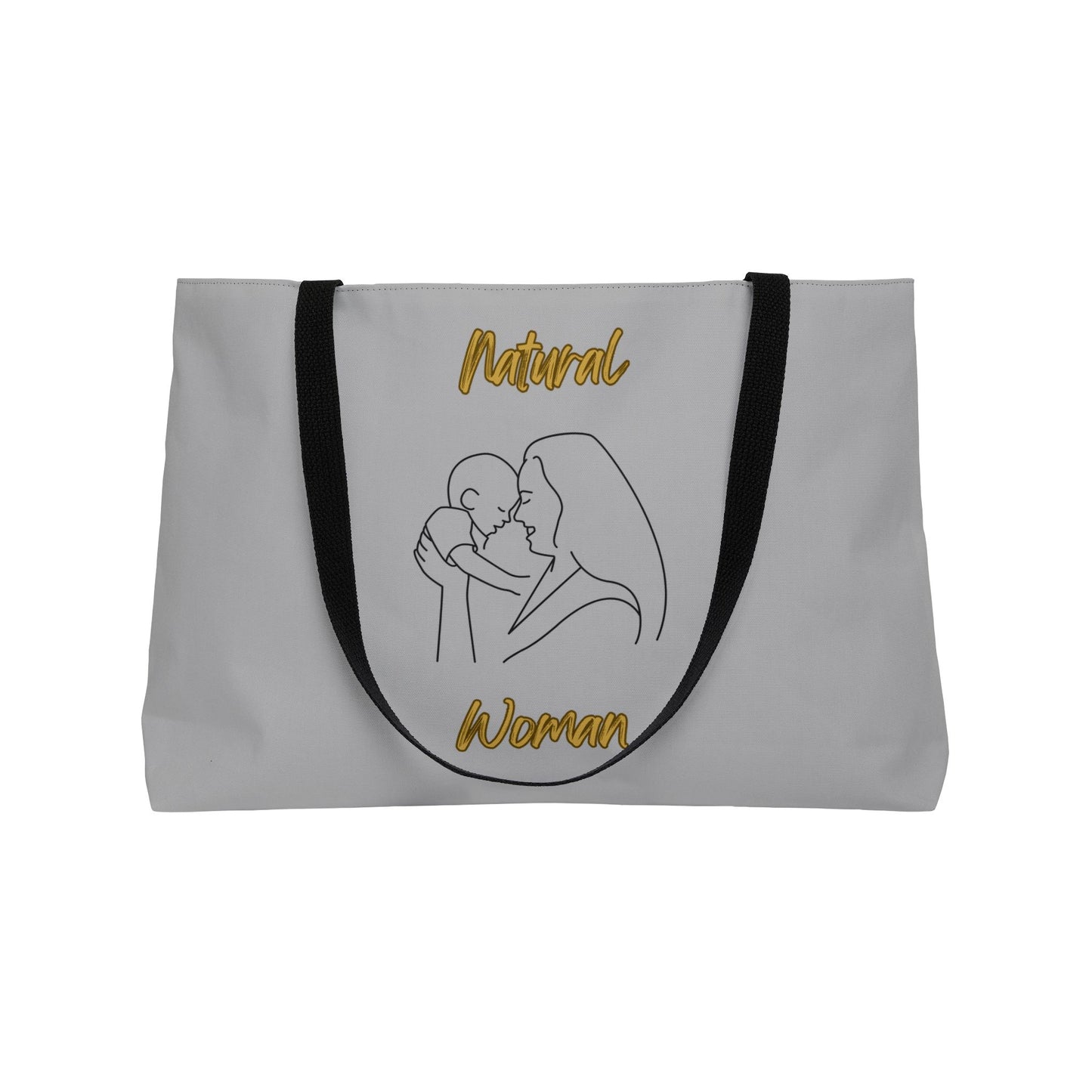 Natural Woman Joy (BL) Weekender Tote Bag LIGHT GREY
