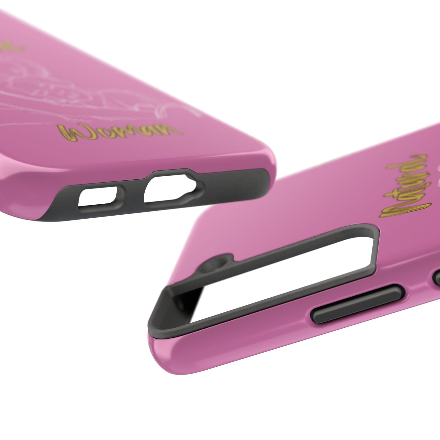 Natural Woman Loving Embrace (WL)Tough Phone Cases LIGHT PINK