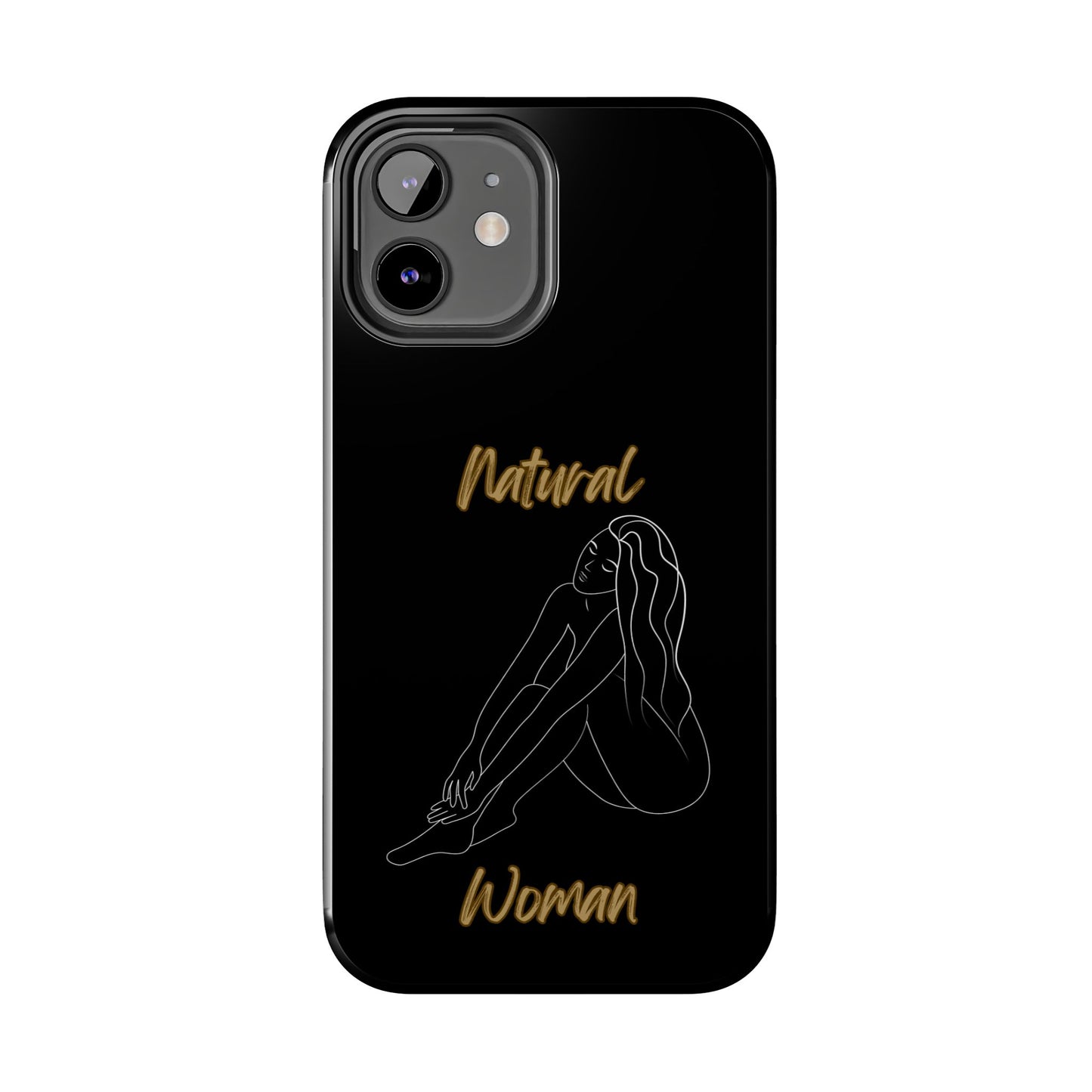 Natural Woman Beauty (WL) Tough Phone Cases BLACK