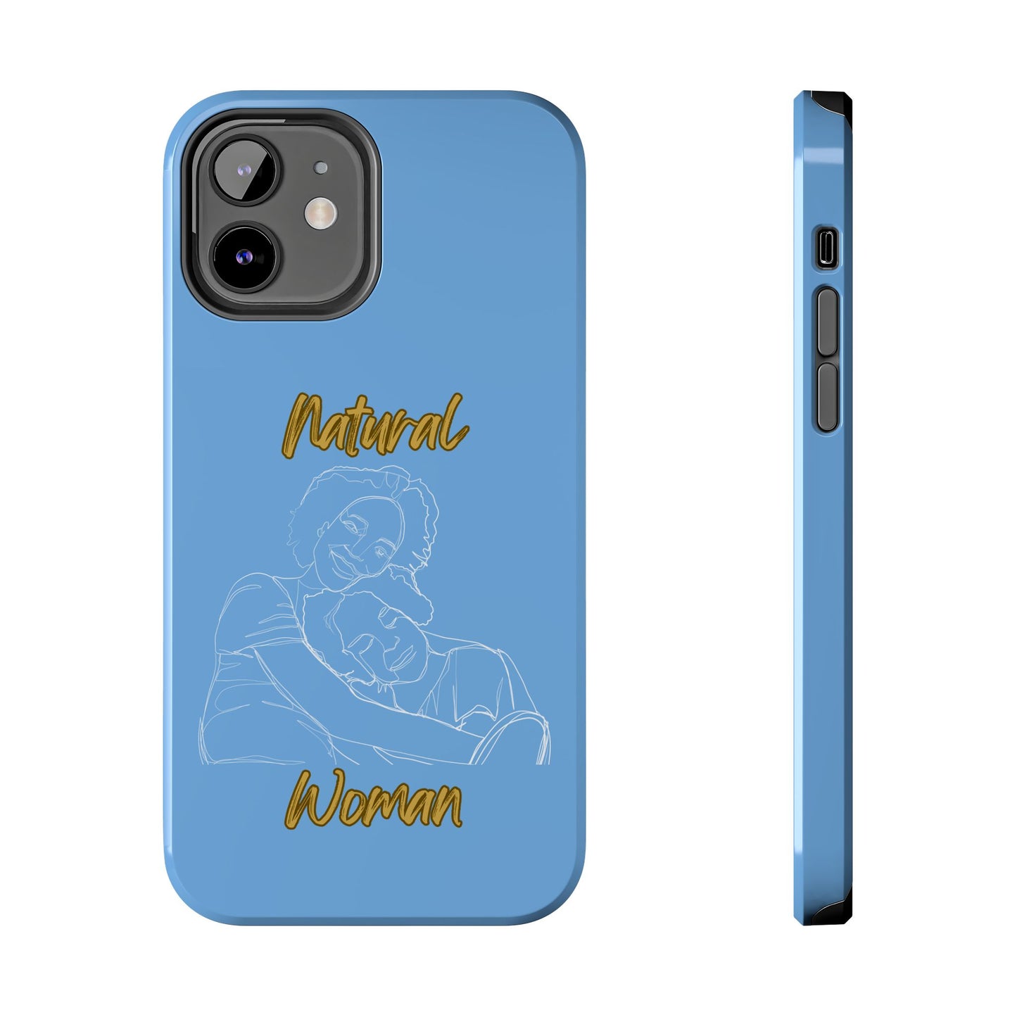 Natural Woman Loving Embrace (WL)Tough Phone Cases LIGHT BLUE