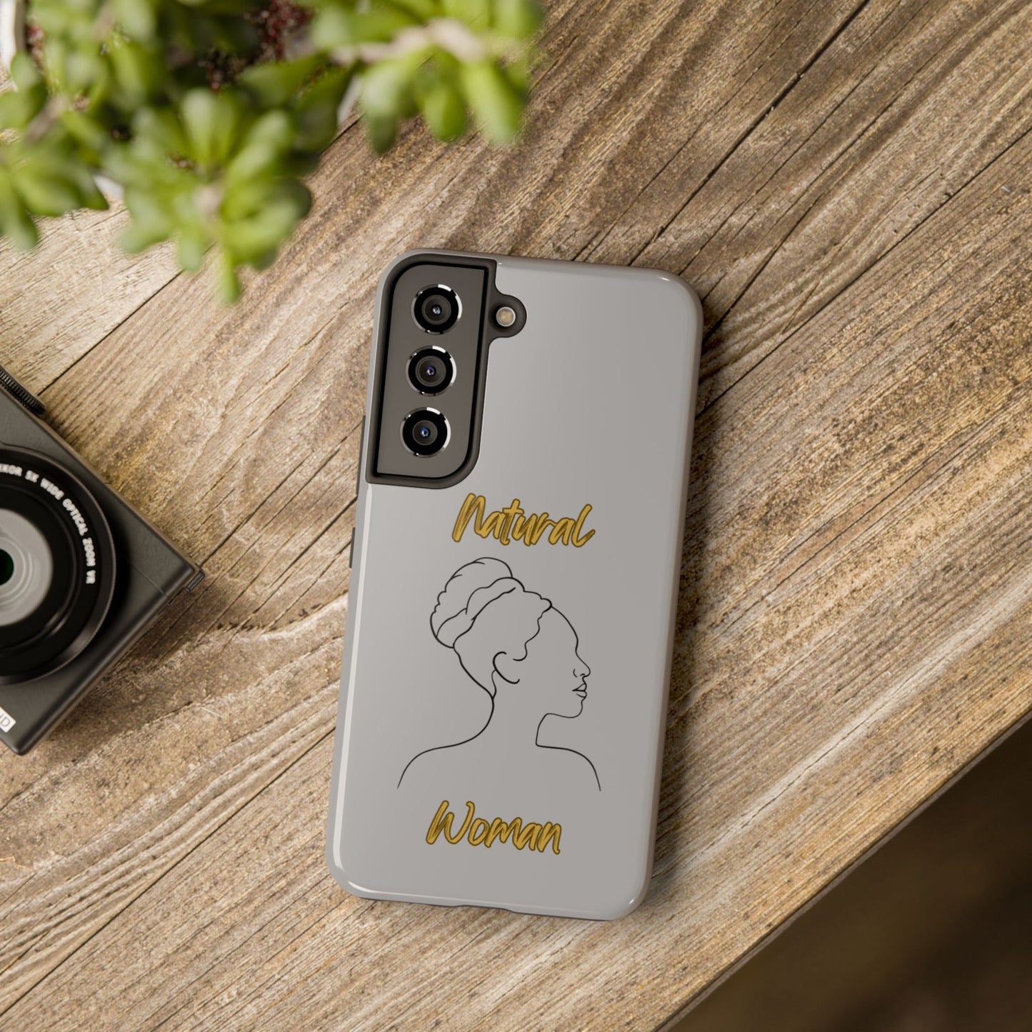 Natural Woman Mixed (BL)Tough Phone Cases LIGHT GREY