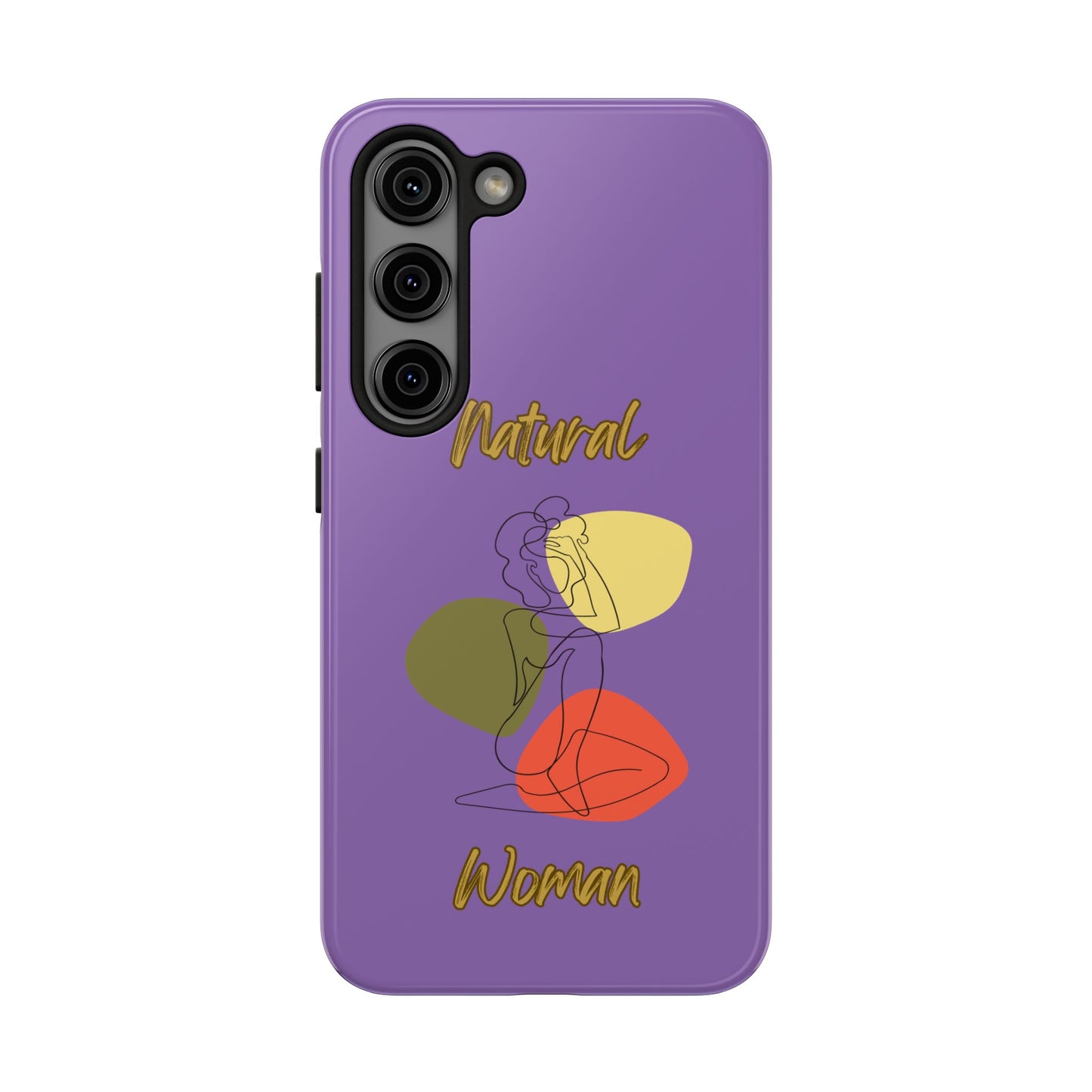 Natural Woman Colorful Pose (BL)Tough Phone Cases LIGHT PURPLE