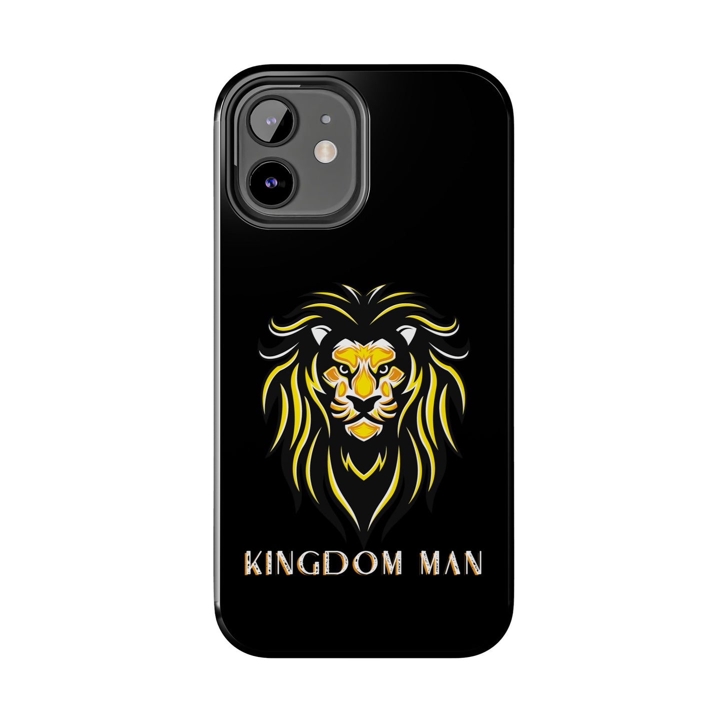 Kingdom Man (White-Gold Label) Tough Phone Case BLACK