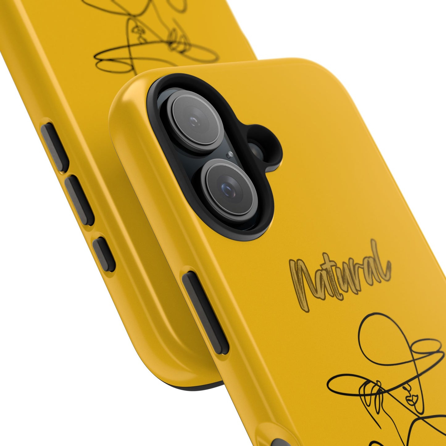 Natural Woman An Original (BL)Tough Phone Cases YELLOW