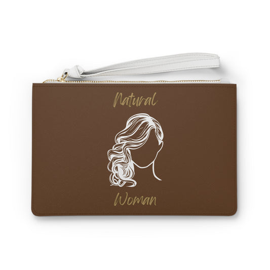 Natural Woman Long Curl (WL) Clutch Bag BROWN