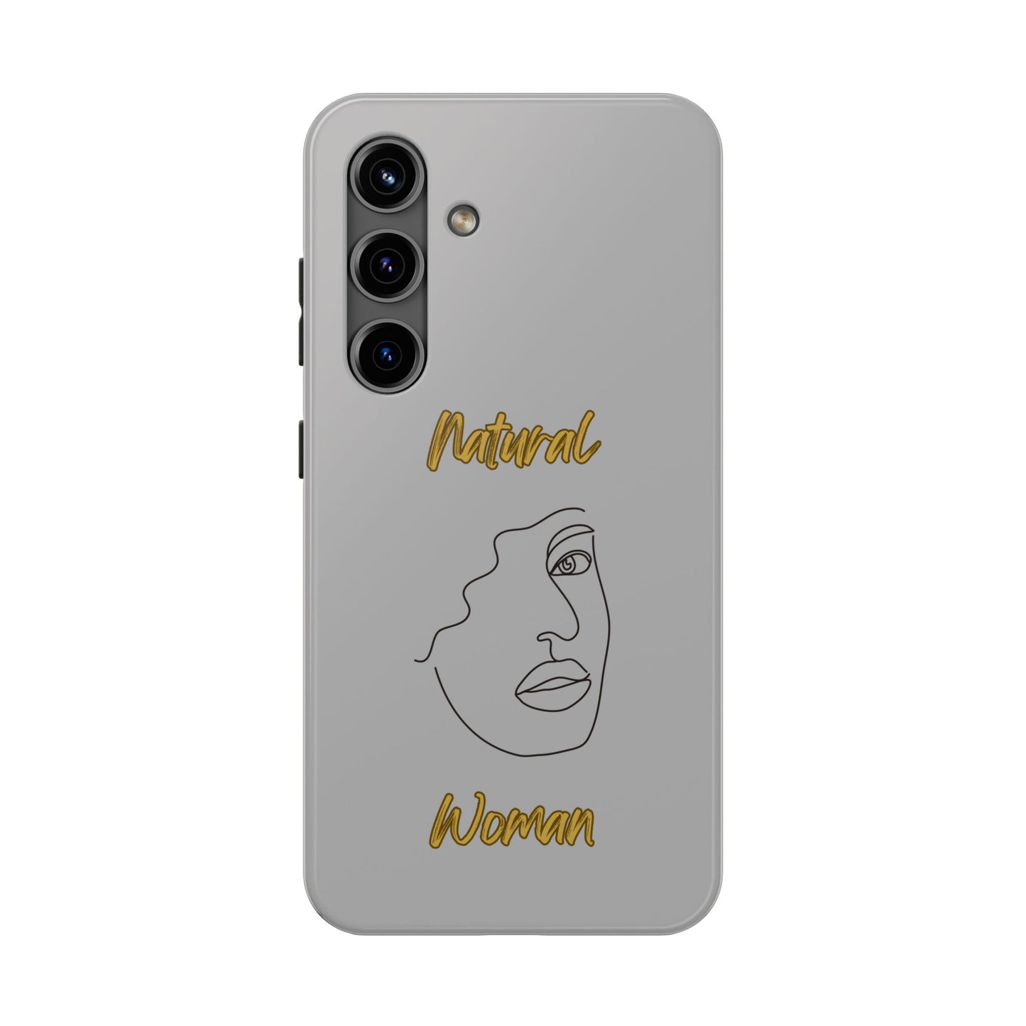 Natural Woman Peekaboo (BL)Tough Phone Cases LIGHT GREY