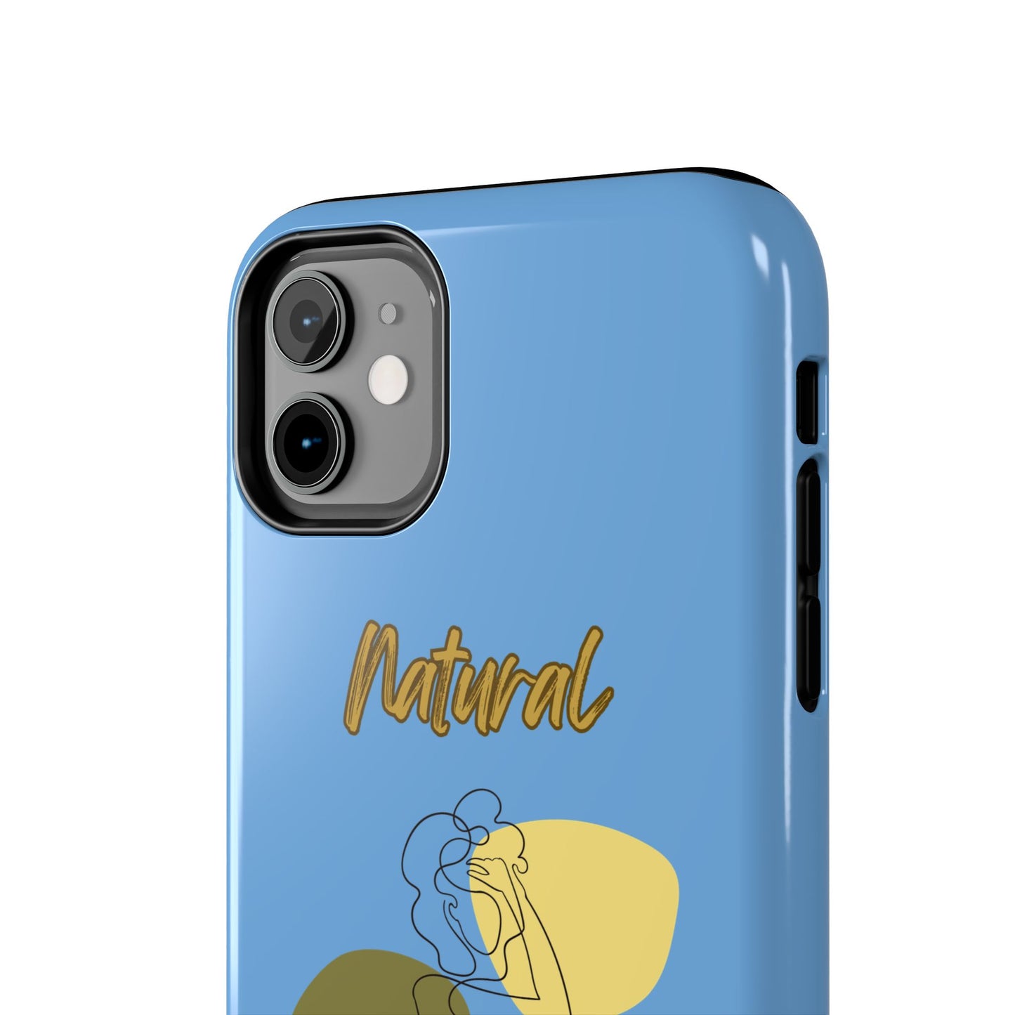 Natural Woman Colorful Pose (BL)Tough Phone Cases LIGHT BLUE