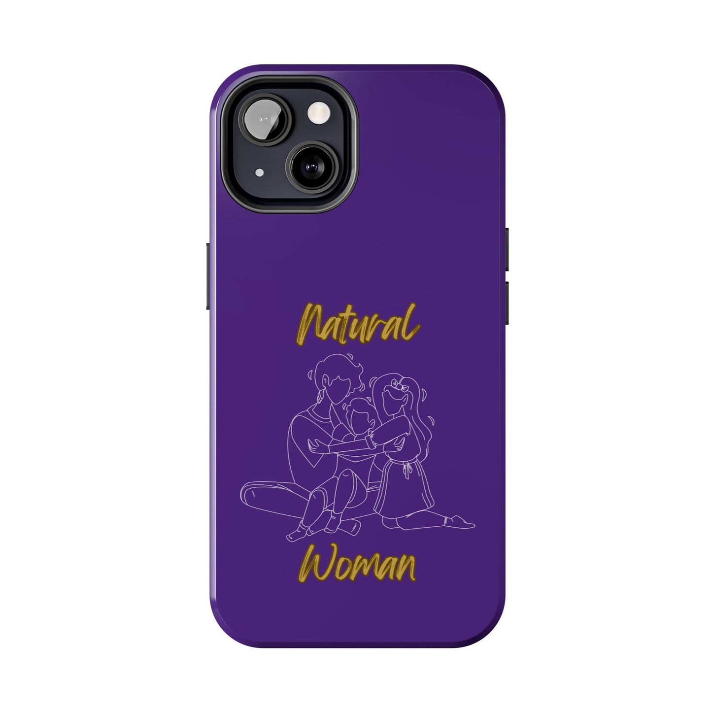 Natural Woman Bear Hugs (WL) Tough Phone Cases PURPLE