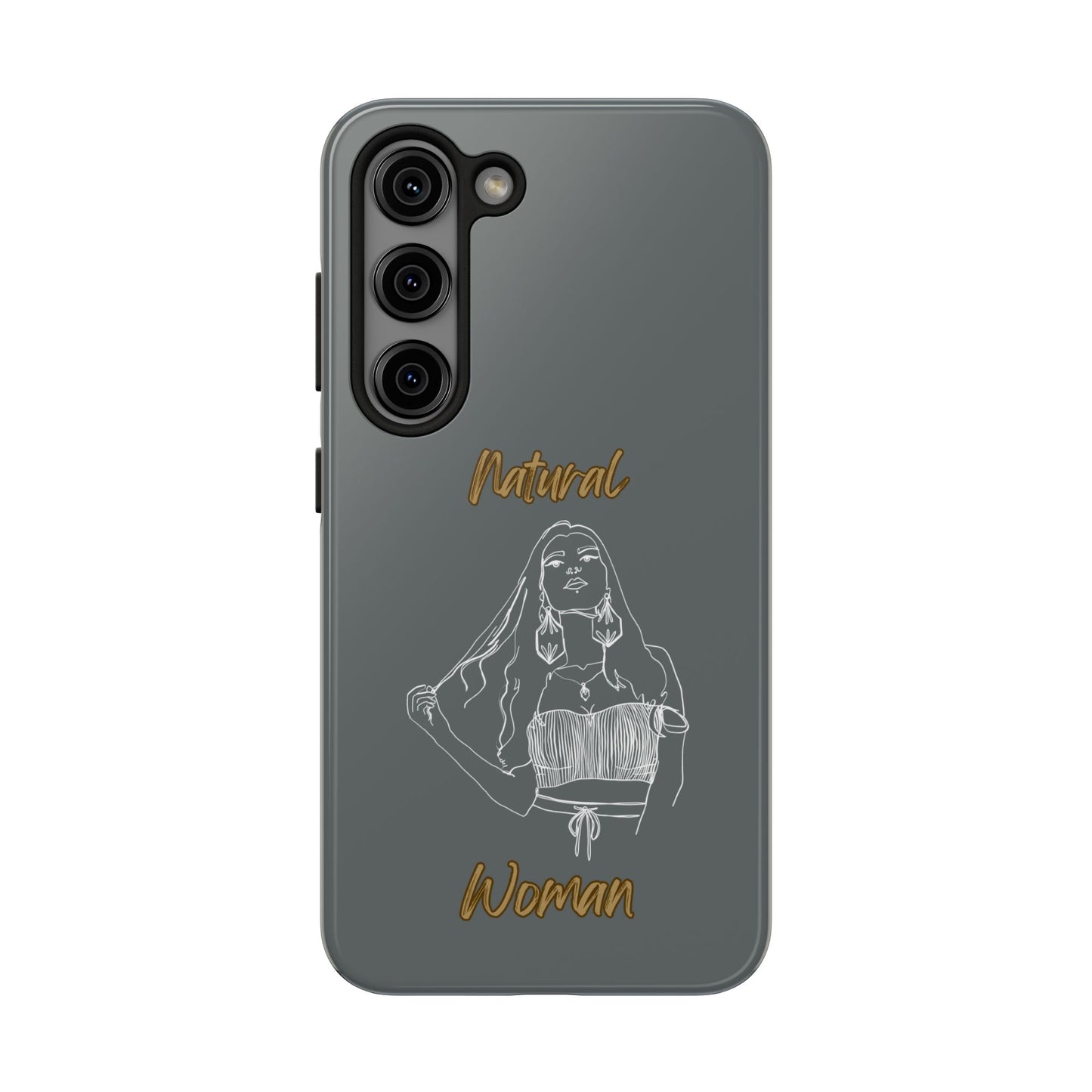 Natural Woman Thinking (WL)Tough Phone Cases DARK GREY