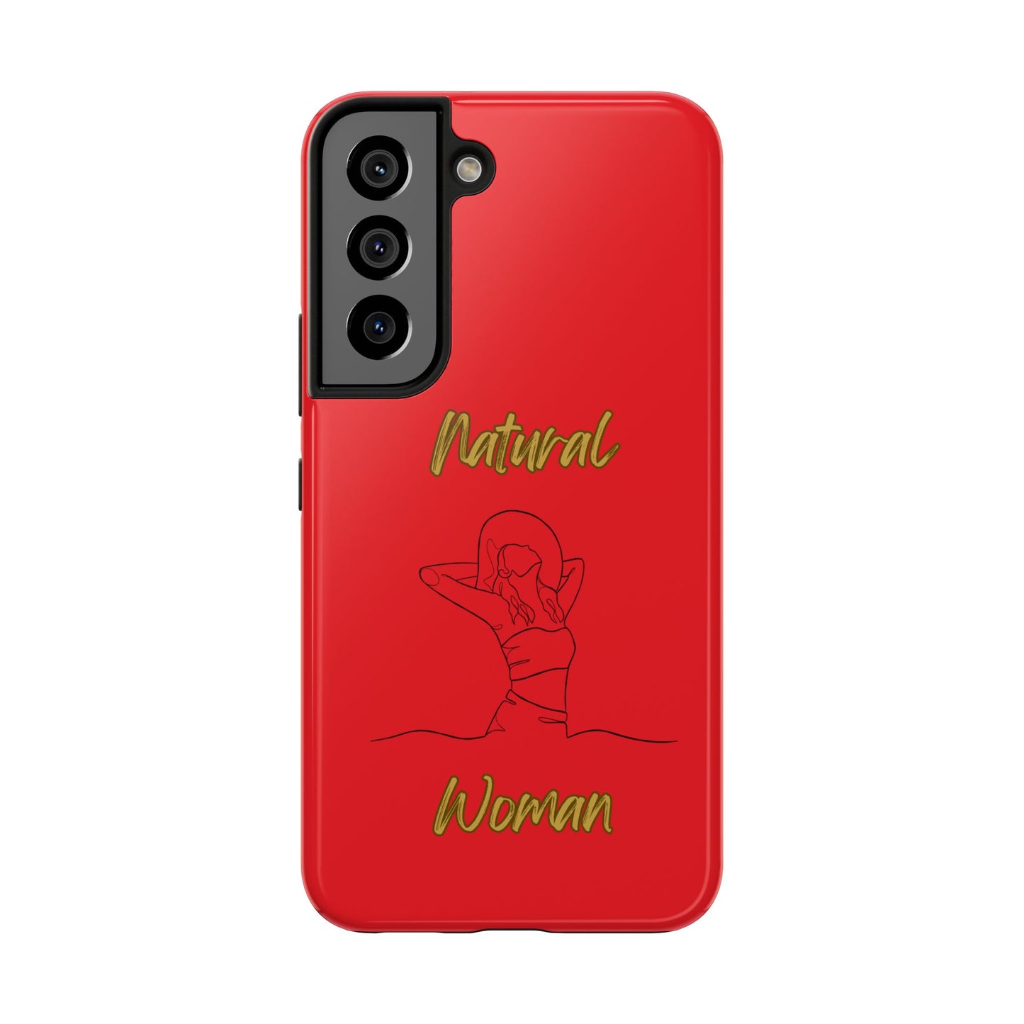Natural Woman Sun Fun (BL)Tough Phone Cases RED