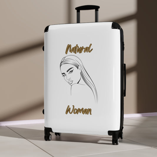 Natural Woman The Stare (BL) Suitcase WHITE