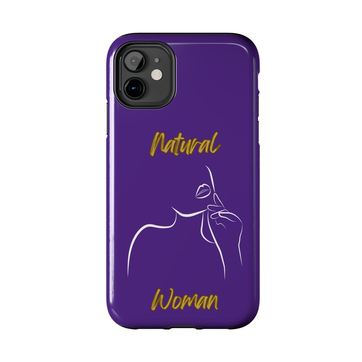 Natural Woman Chin Up (WL)Tough Phone Cases PURPLE