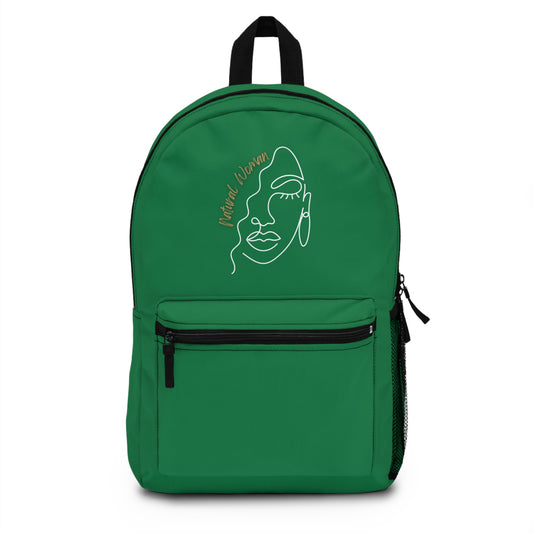 Natural Woman Half Face (WL) Backpack DARK GREEN