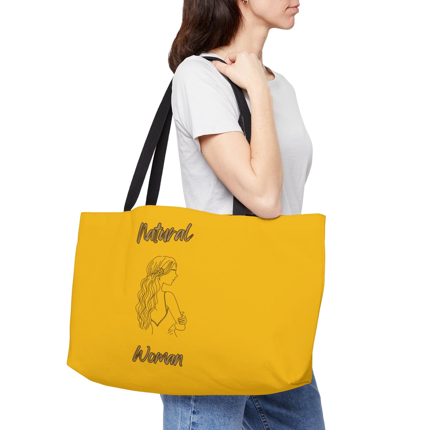Natural Woman Young Woman (BL) Weekender Tote Bag YELLOW
