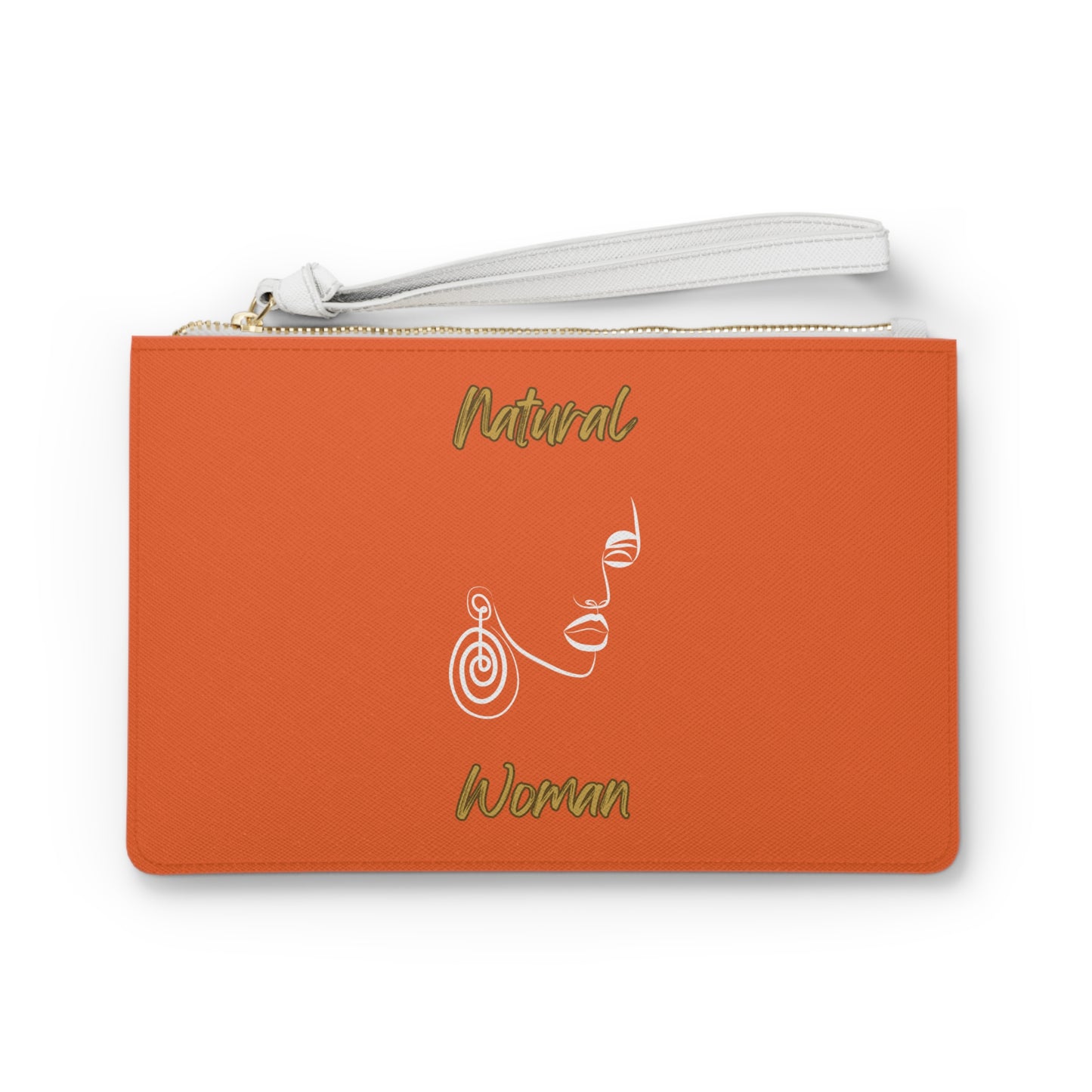 Natural Woman Music In My Soul (WL) Clutch Bag ORANGE