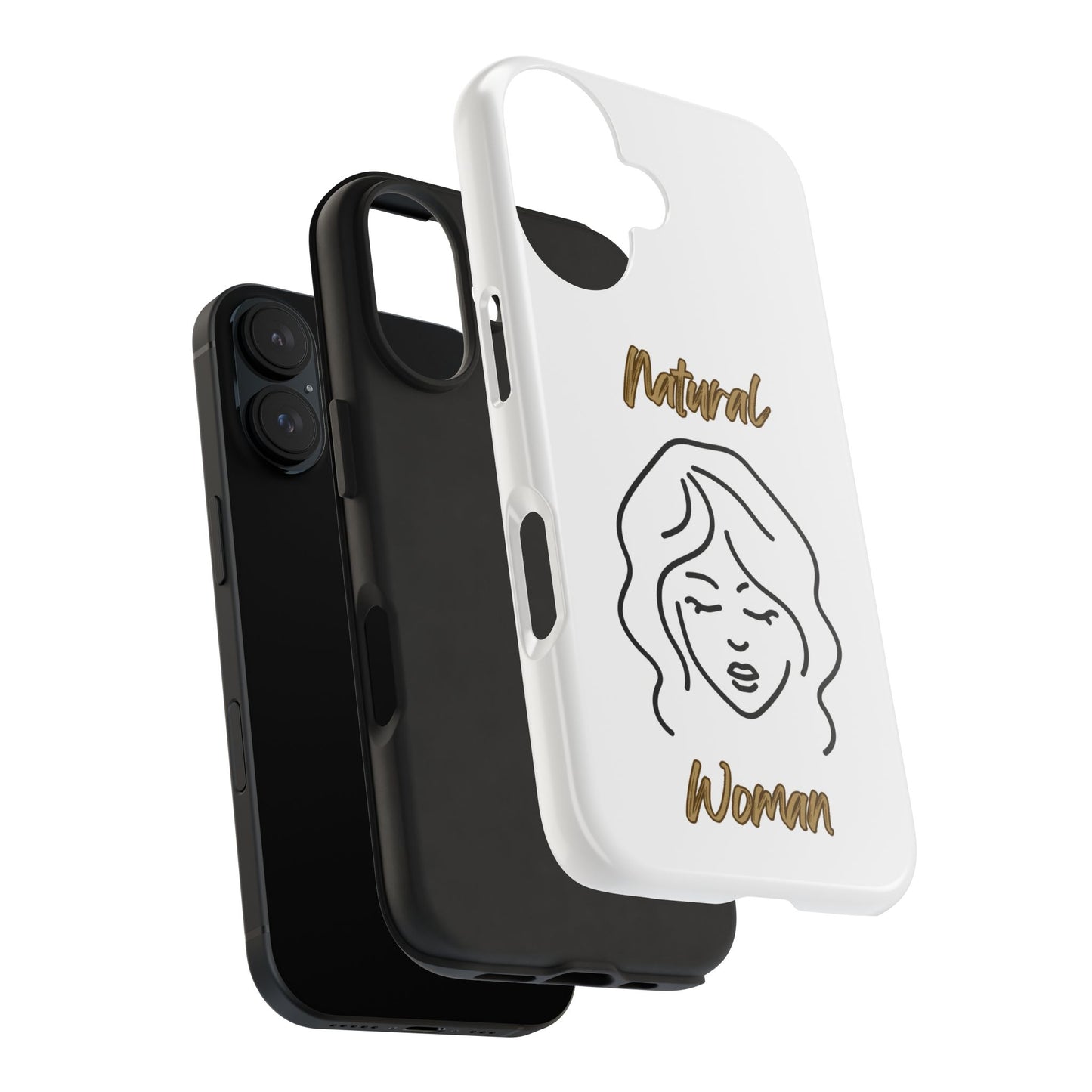 Natural Woman Modest (BL)Tough Phone Cases WHITE