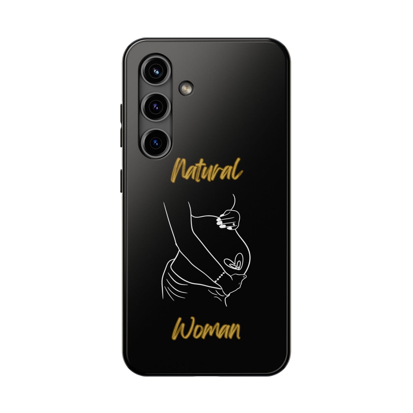 Natural Woman Loved In & Out (WL)Tough Phone Cases BLACK