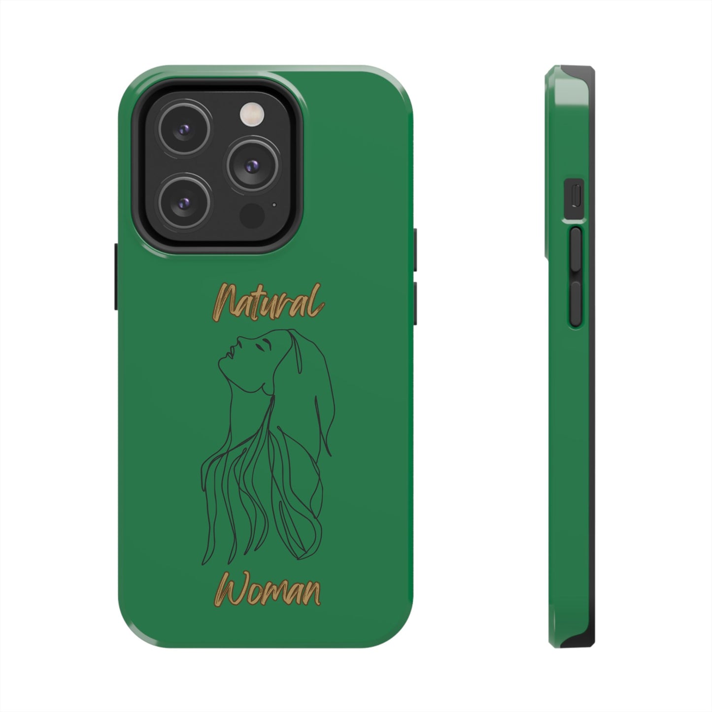 Natural Woman Appreciation (BL) Tough Phone Cases DARK GREEN