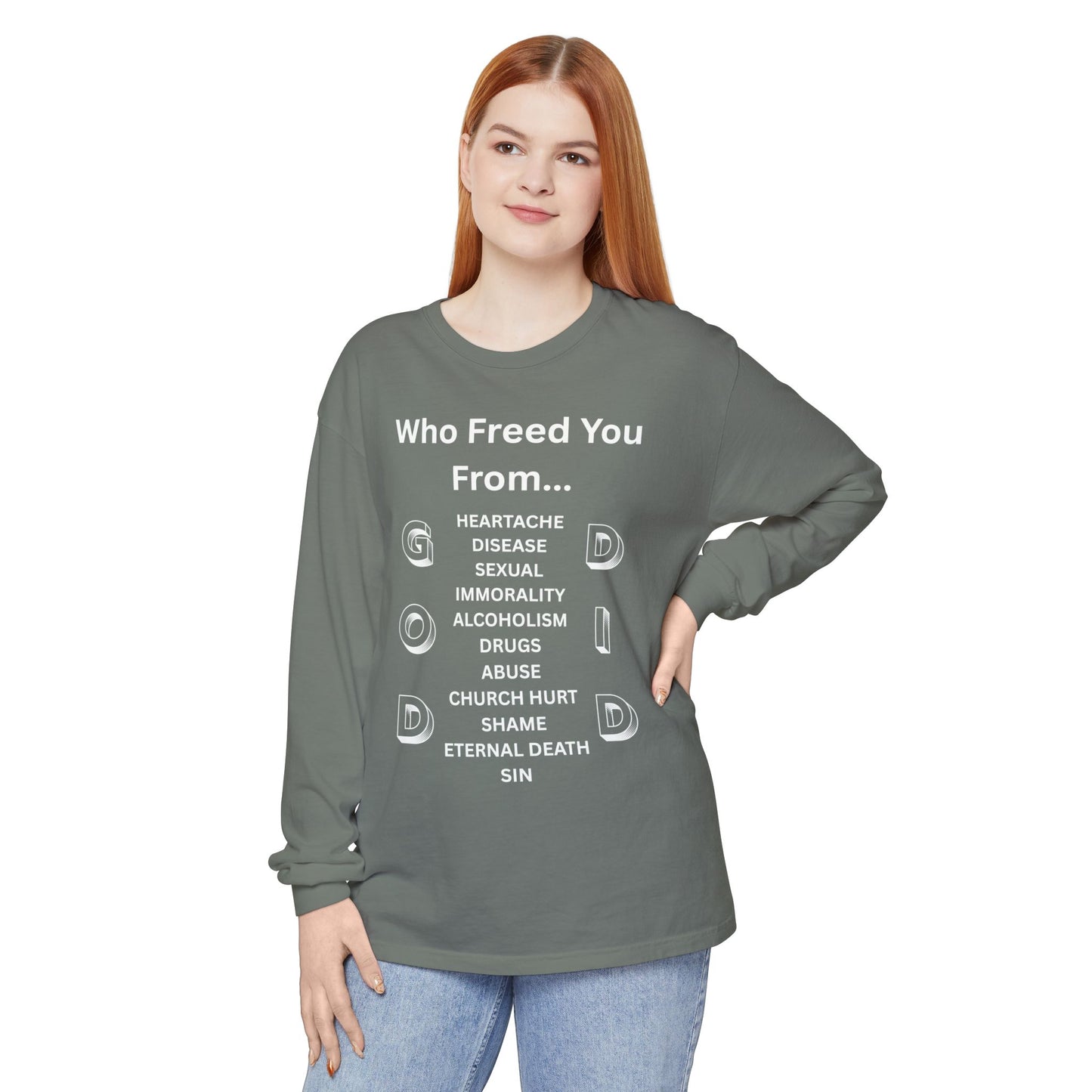 "GOD DID" (WL) Long Sleeve T-Shirt