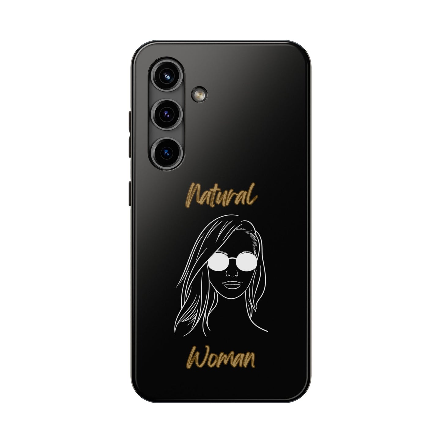 Natural Woman Shades (WL)Tough Phone Cases BLACK