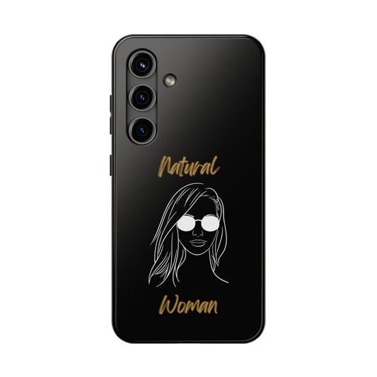 Natural Woman Shades (WL)Tough Phone Cases BLACK