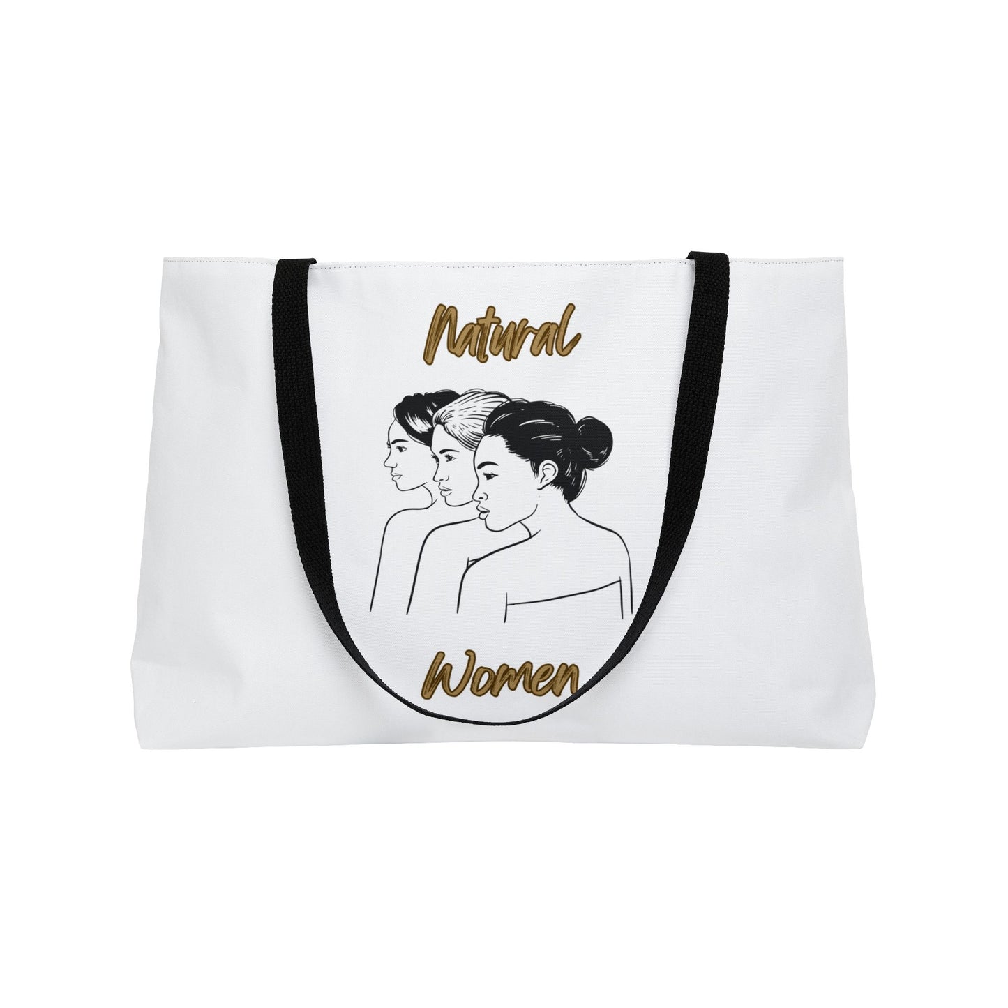 Natural Women United Friends (BL) Weekender Tote Bag WHITE