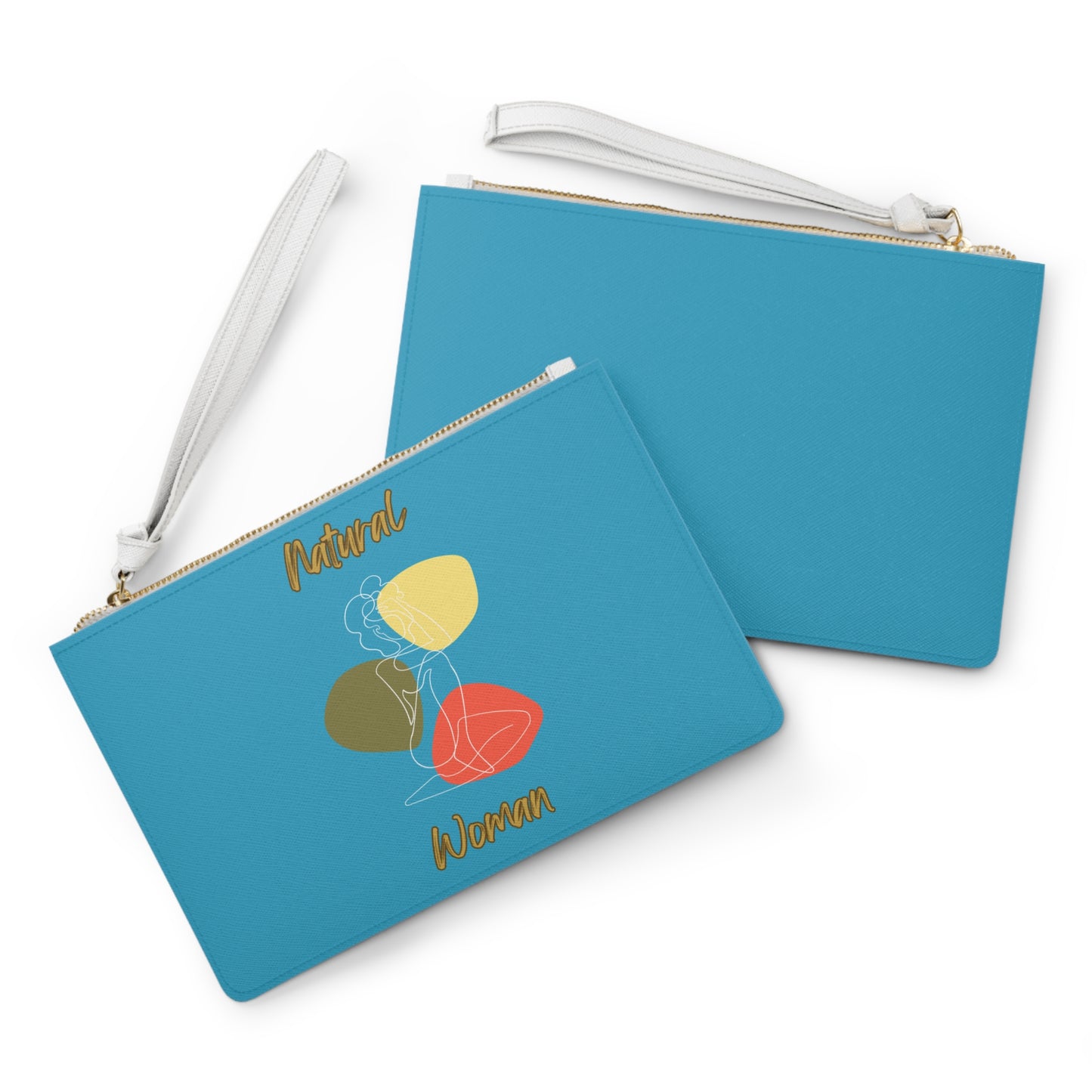 Natural Woman Colorful Pose (WL) Clutch Bag TURQUOISE