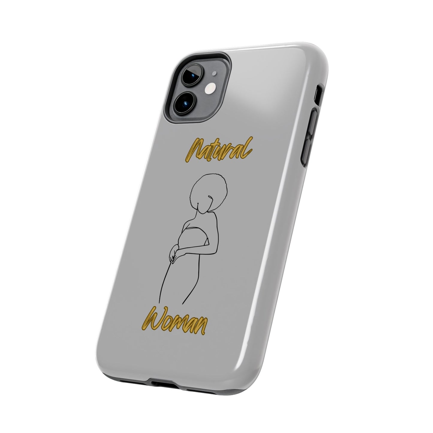 Natural Woman Sho Nuff (BL)Tough Phone Cases LIGHT GREY