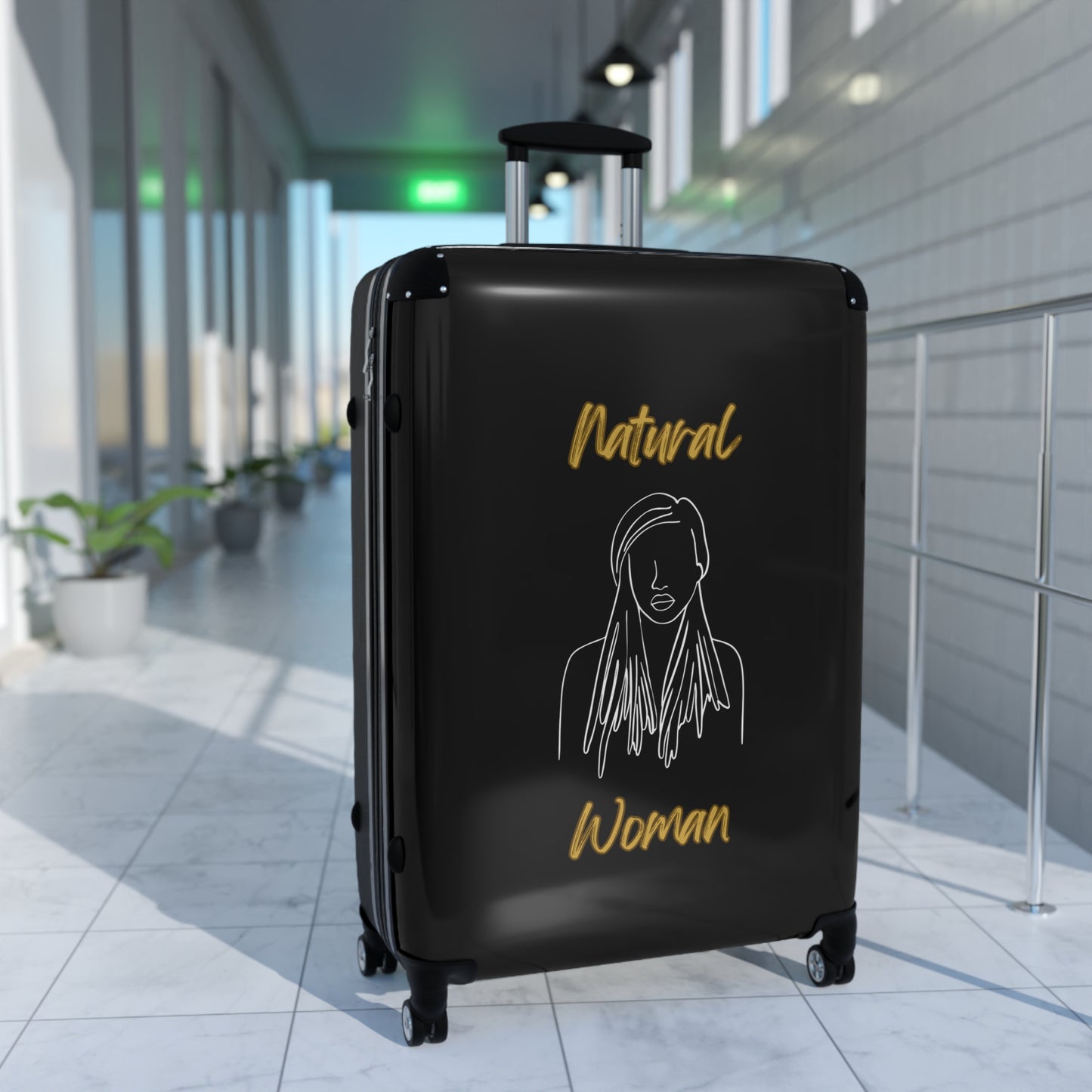 Natural Woman Content (WL) Suitcase BLACK