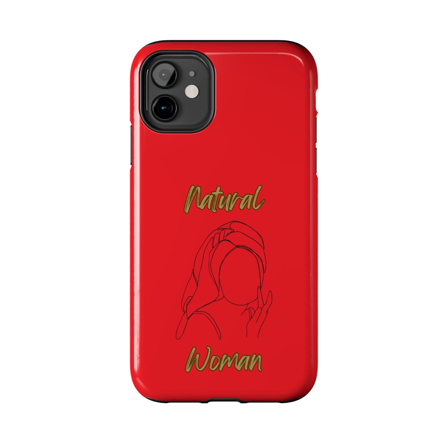 Natural Woman Towel Wrapped (BL)Tough Phone Cases RED