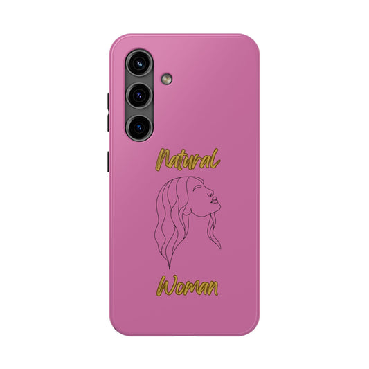 Natural Woman Breeze On Face (BL)Tough Phone Cases LIGHT PINK