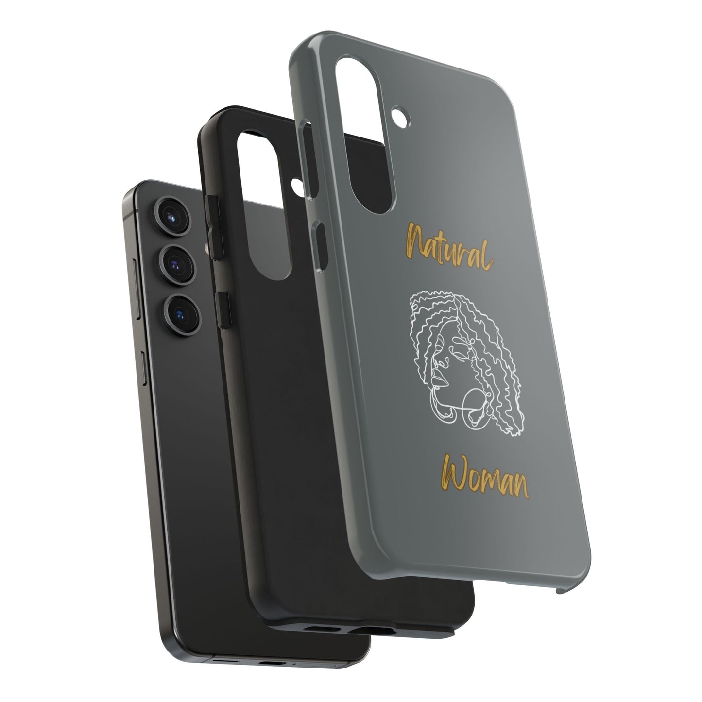 Natural Woman Naturally Me (WL)Tough Phone Cases DARK GREY