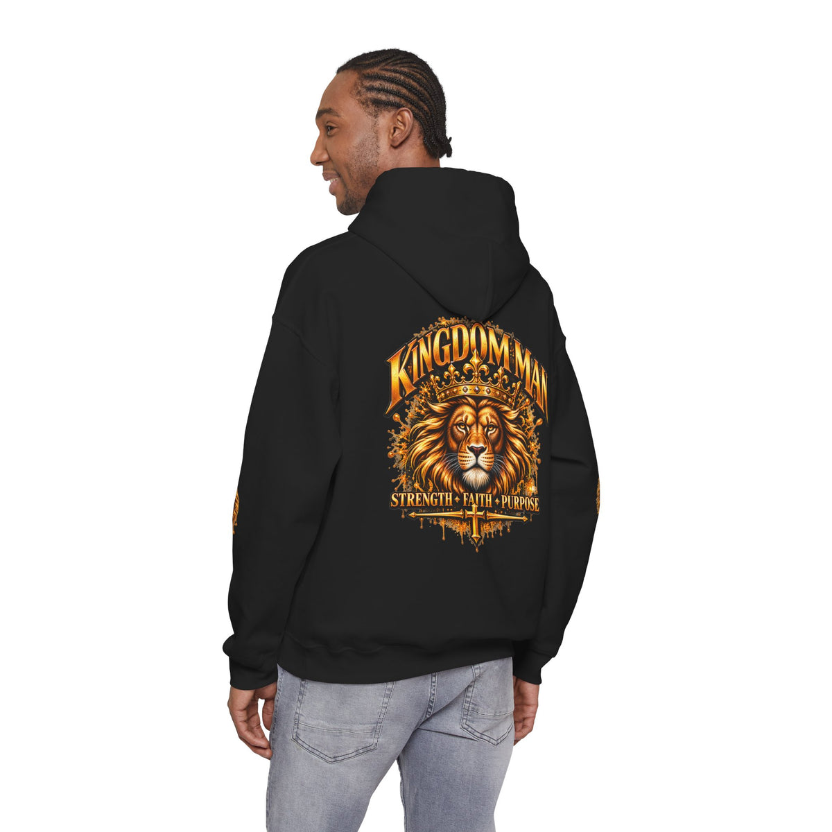 KINGDOM MAN™ Crowned Lion Hoodie