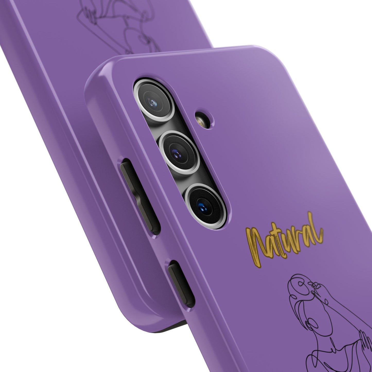 Natural Woman Style (BL)Tough Phone Cases LIGHT PURPLE
