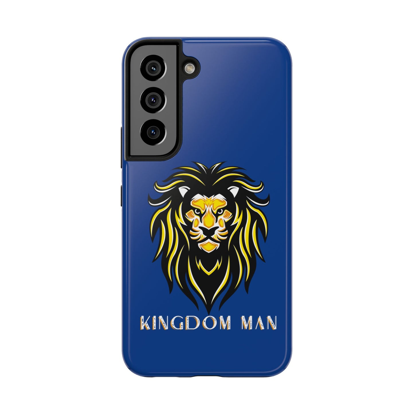 Kingdom Man (White-Gold Label) Tough Phone Case DARK BLUE