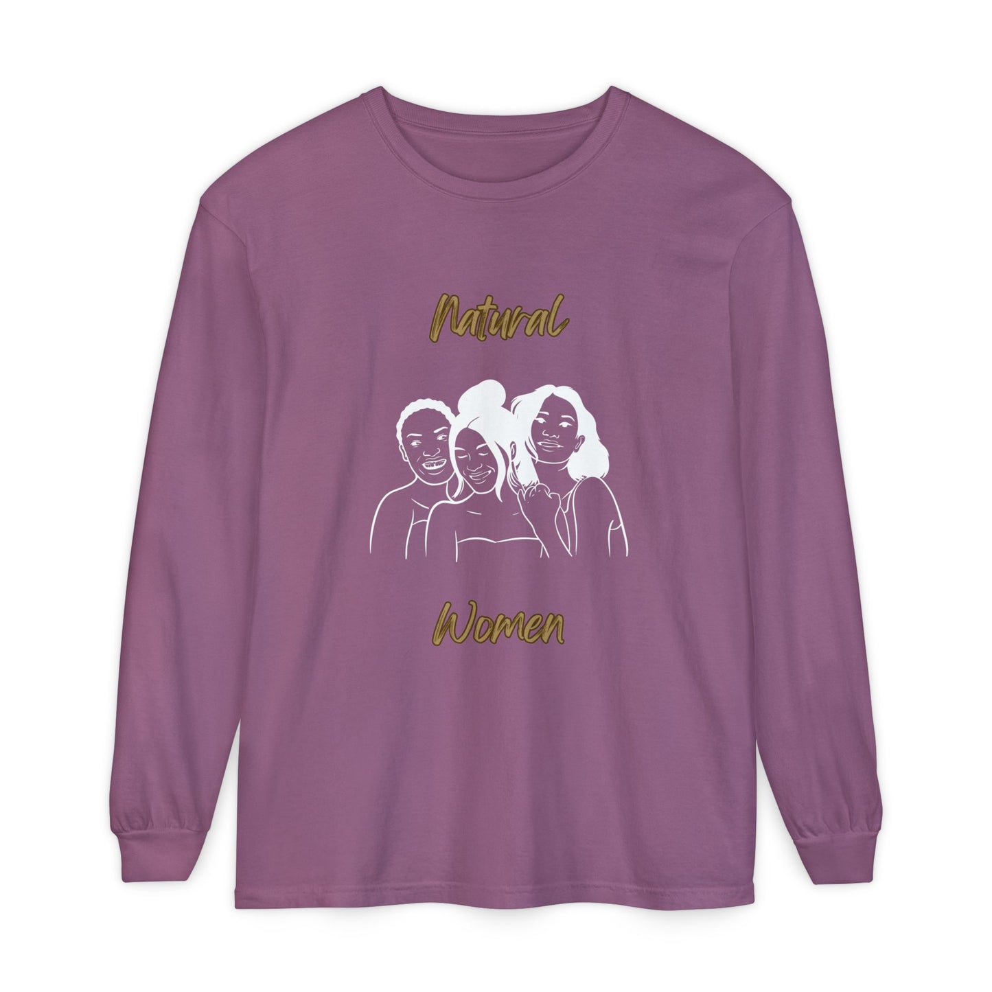 Natural Woman Laughing Friends (WL) Long Sleeve T-Shirt