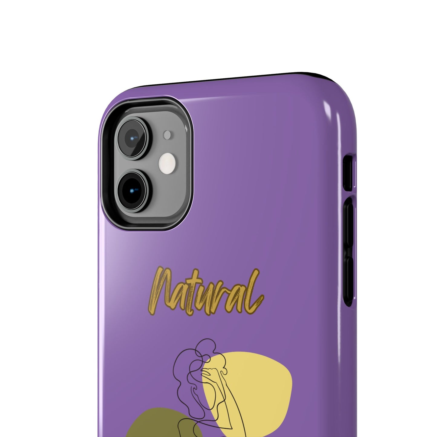 Natural Woman Colorful Pose (BL)Tough Phone Cases LIGHT PURPLE