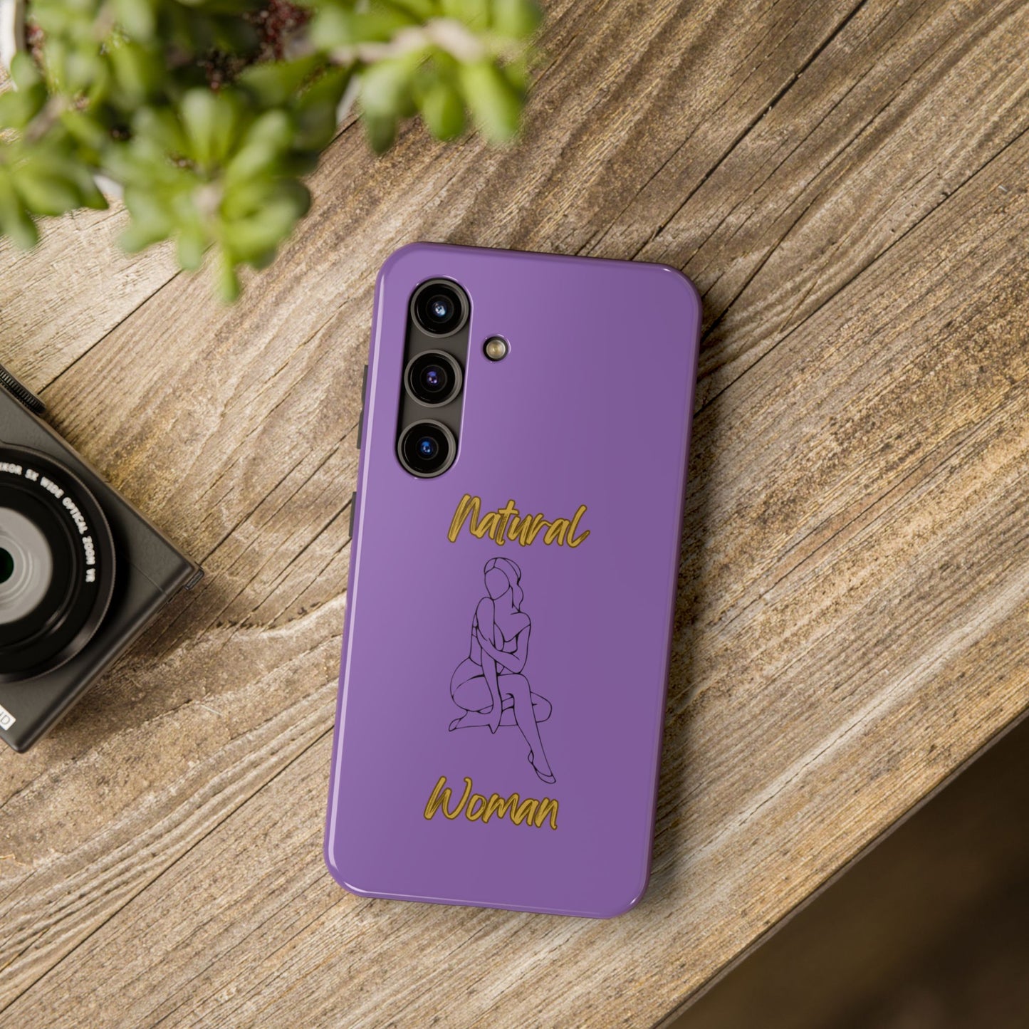 Natural Woman Shoulder Action (BL)Tough Phone Cases LIGHT PURPLE