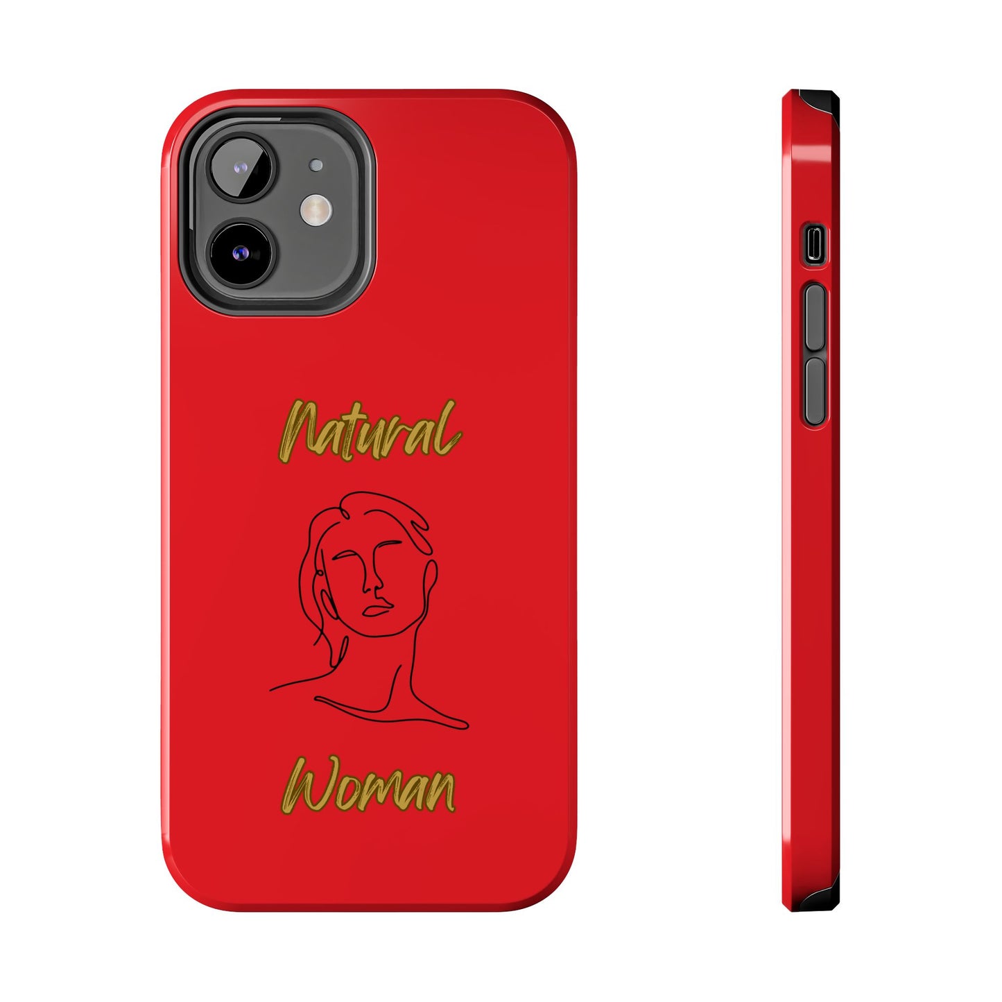 Natural Woman Hello (BL)Tough Phone Cases RED