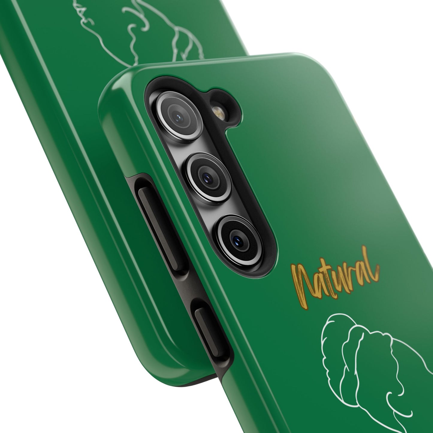 Natural Woman Mixed (WL)Tough Phone Cases DARK GREEN