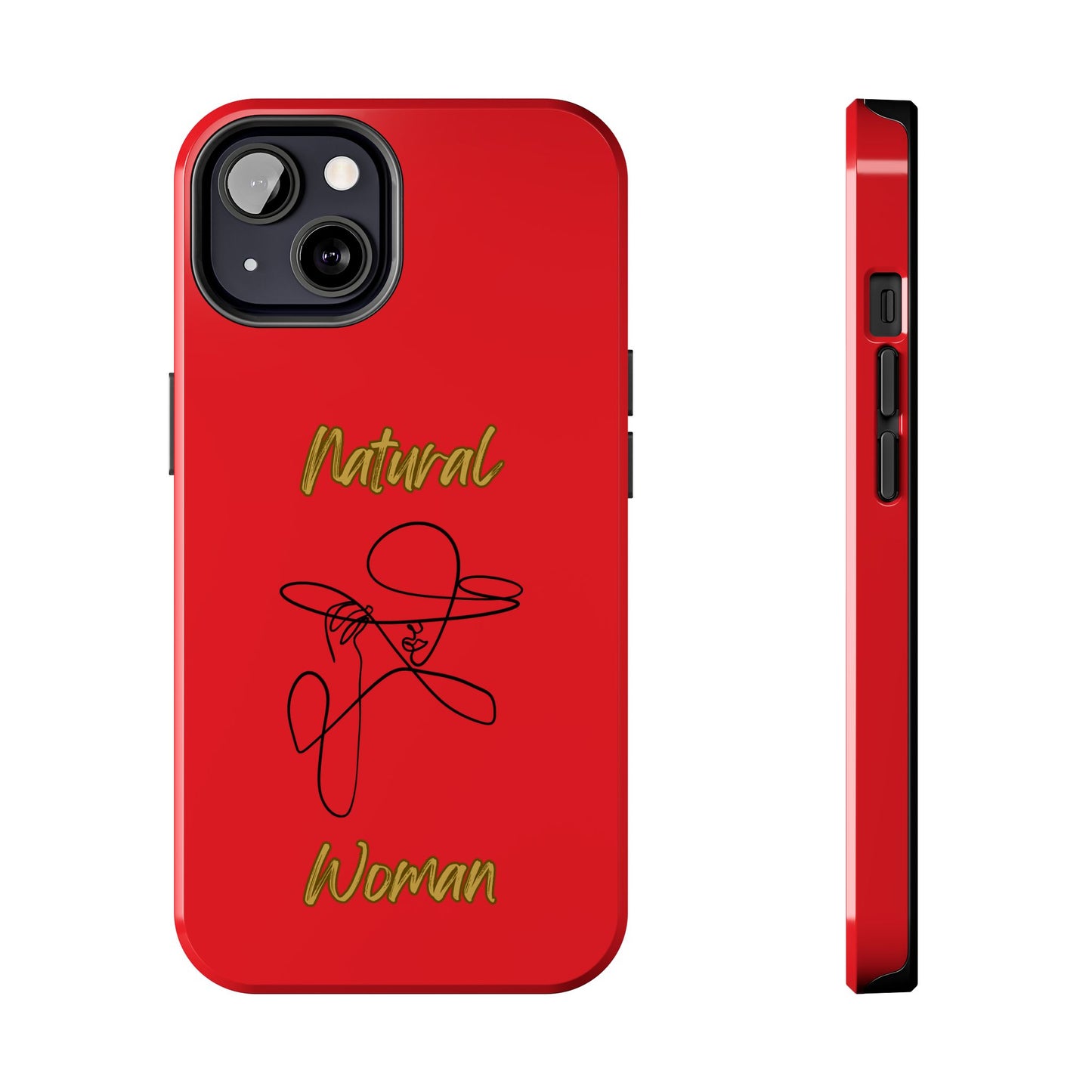 Natural Woman An Original (BL)Tough Phone Cases RED