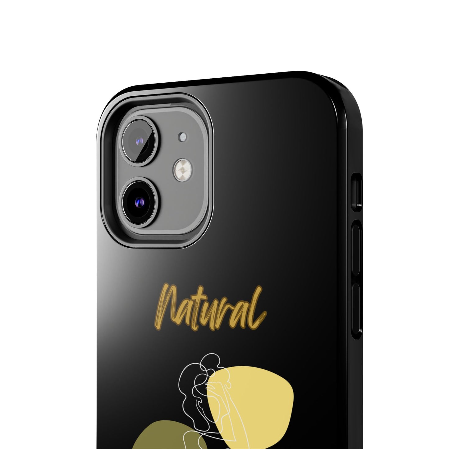 Natural Woman Colorful Pose (WL)Tough Phone Cases BLACK