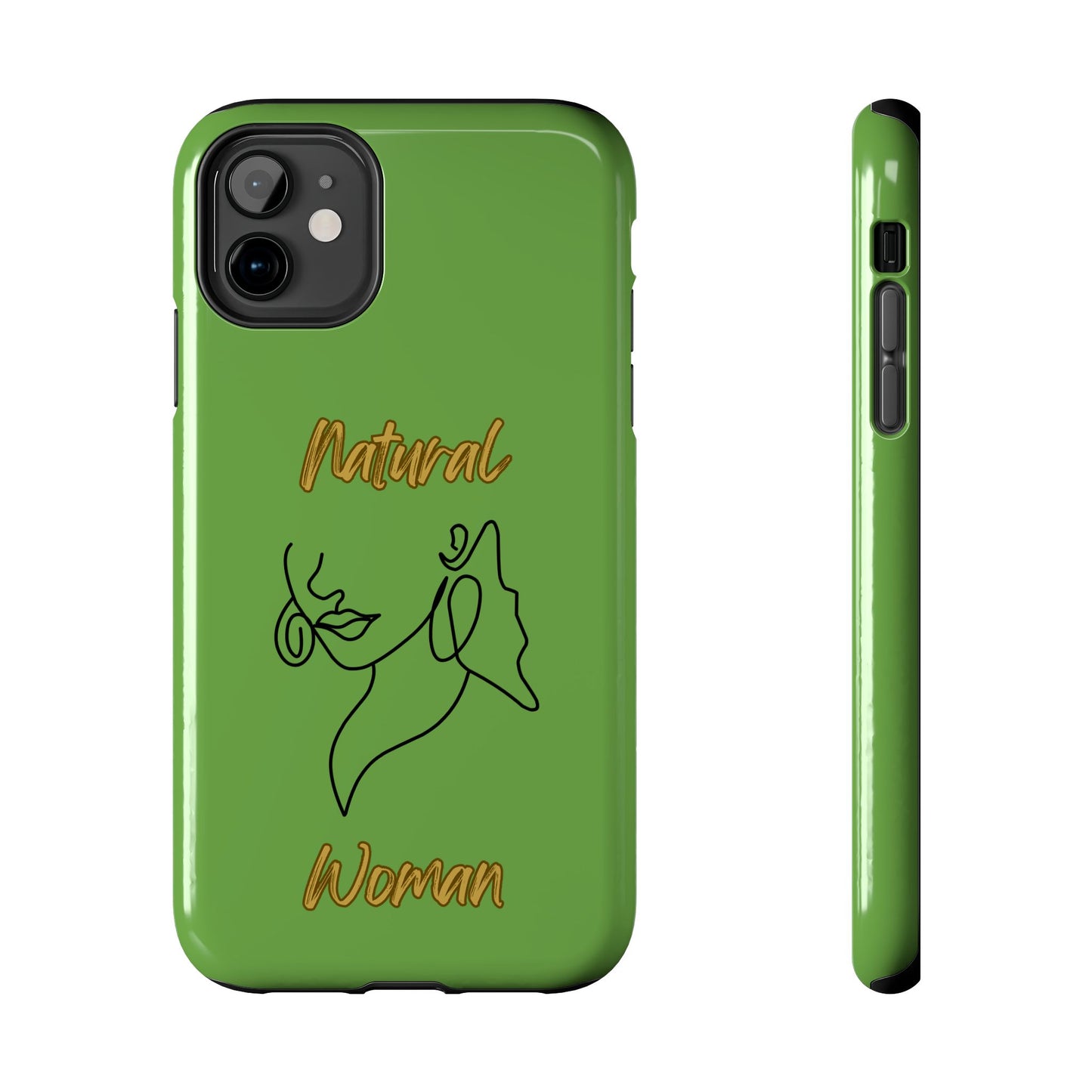 Natural Woman Lips (BL)Tough Phone Cases GREEN