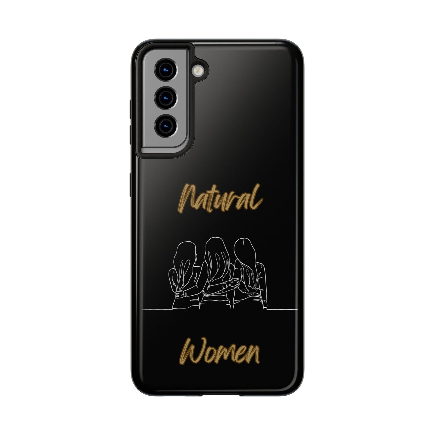 Natural Woman Loving Friends (WL) Tough Phone Cases BLACK