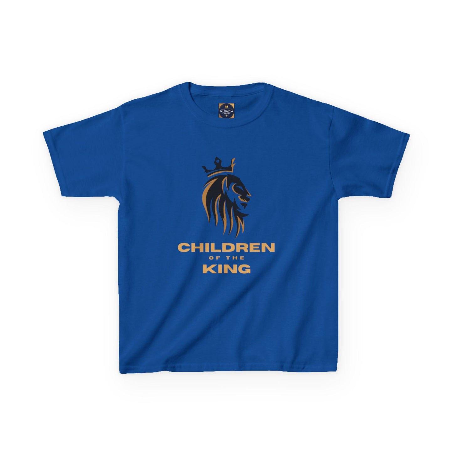 Children of the King Inspirational Kids Cotton T-Shirt (BL)