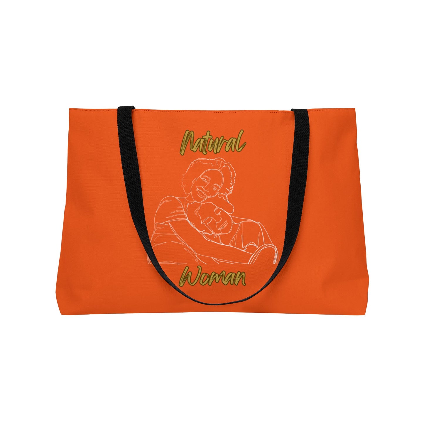 Natural Woman Loving Embrace (WL) Weekender Tote Bag ORANGE