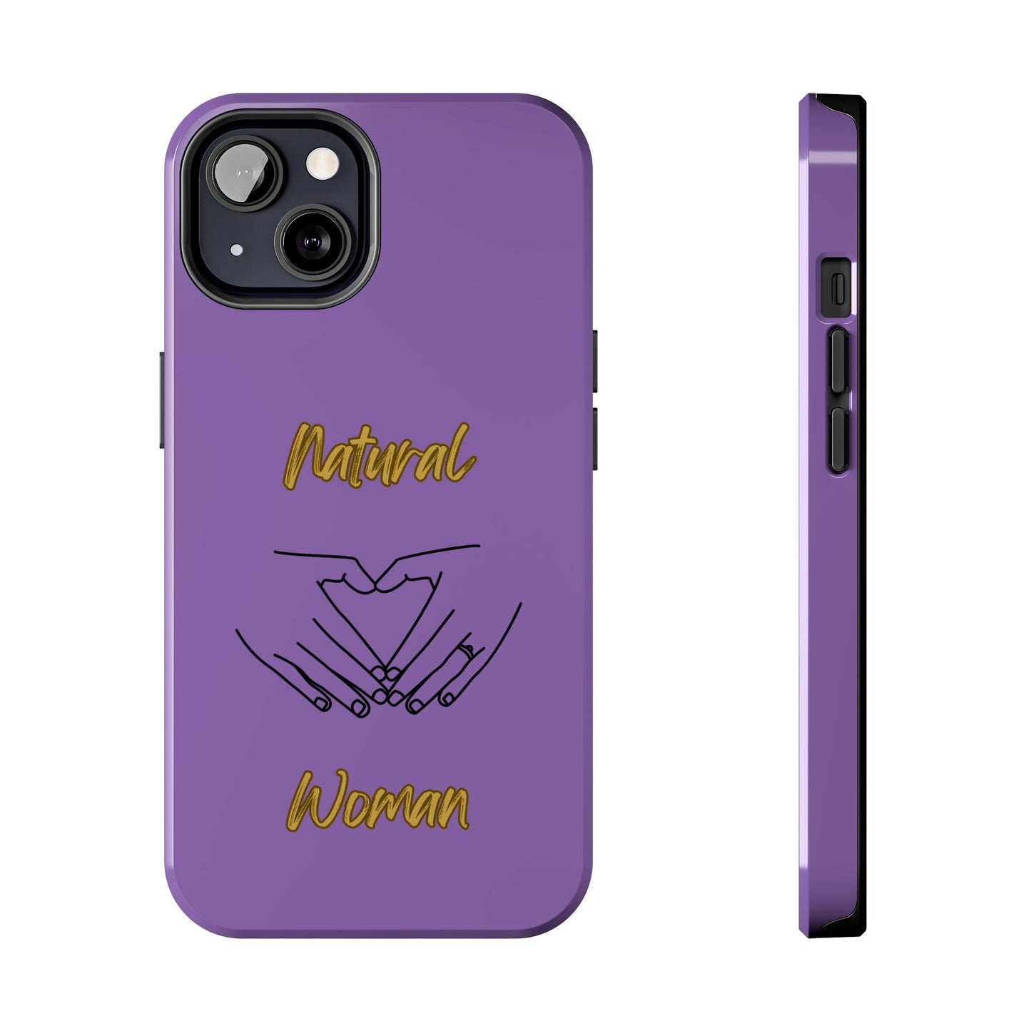 Natural Woman I Love You (BL)Tough Phone Cases LIGHT PURPLE